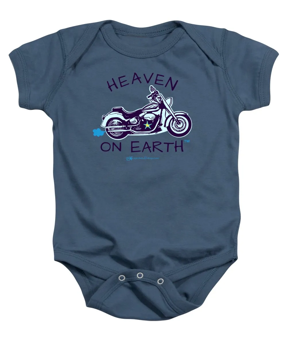 Motorcycle Heaven On Earth - Baby Onesie