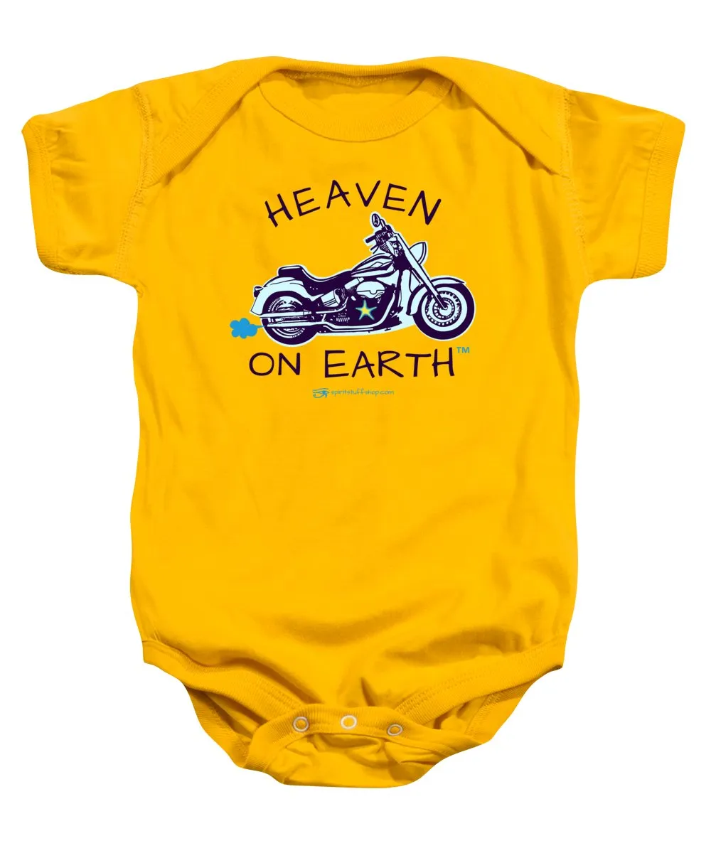 Motorcycle Heaven On Earth - Baby Onesie