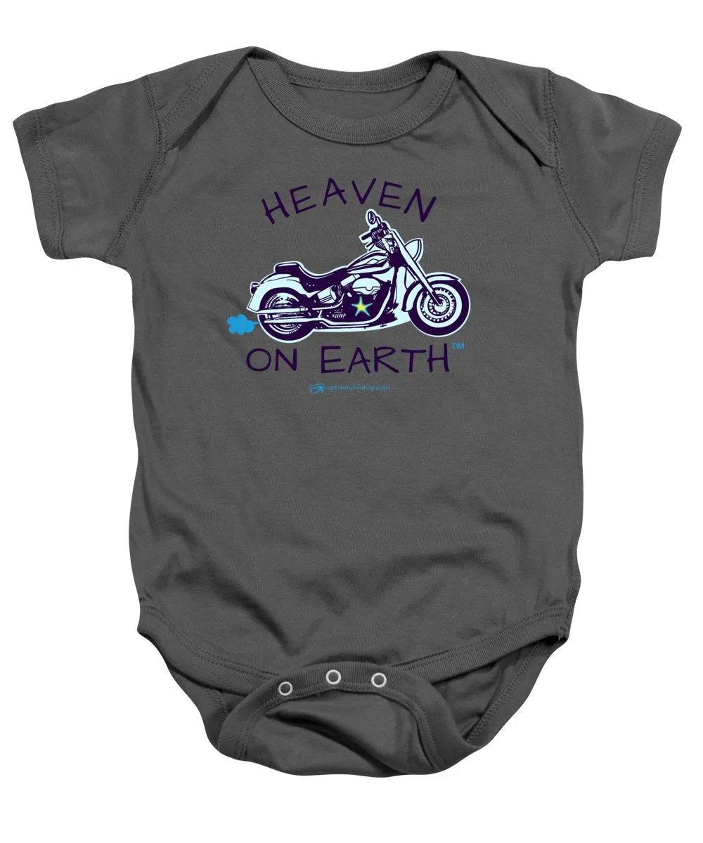 Motorcycle Heaven On Earth - Baby Onesie