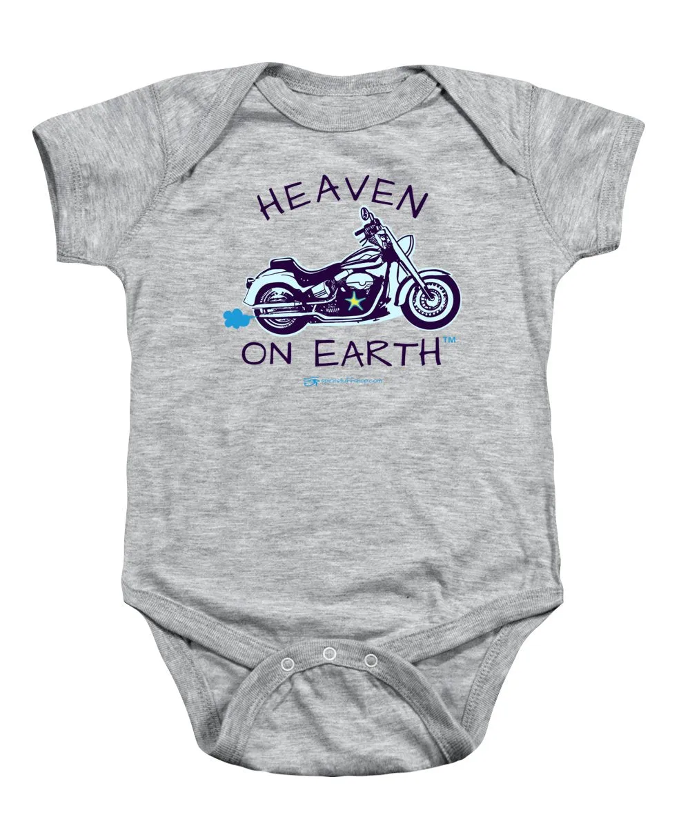 Motorcycle Heaven On Earth - Baby Onesie