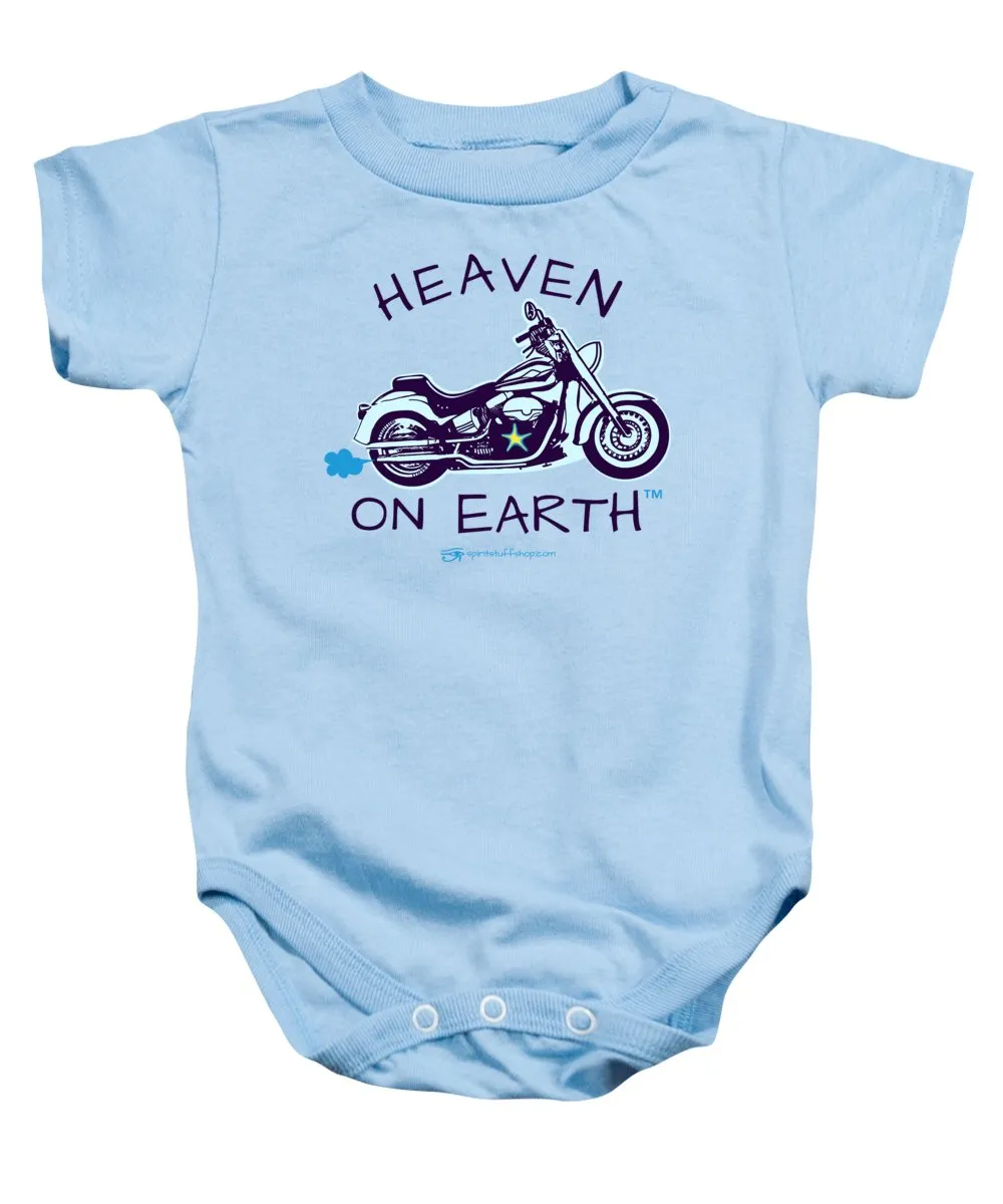 Motorcycle Heaven On Earth - Baby Onesie