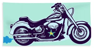 Motorcycle Heaven On Earth - Bath Towel