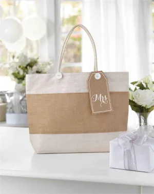 Mrs Burlap Tote Bag