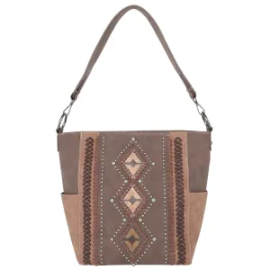MW1070G-920 Montana West Aztec Tooled Collection Western Concealed Carry Hobo