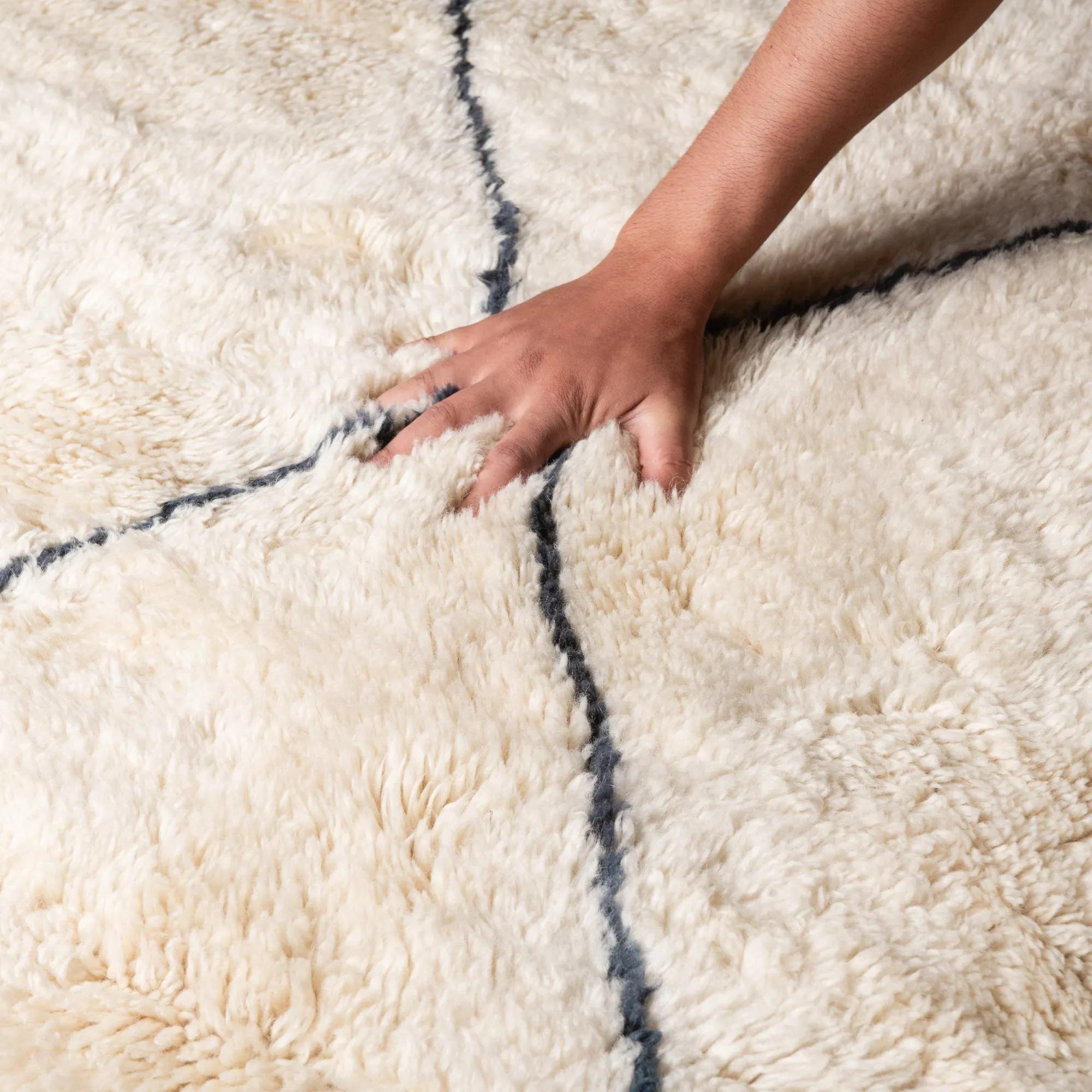 Nadidah - Luxury Shag Moroccan Rug