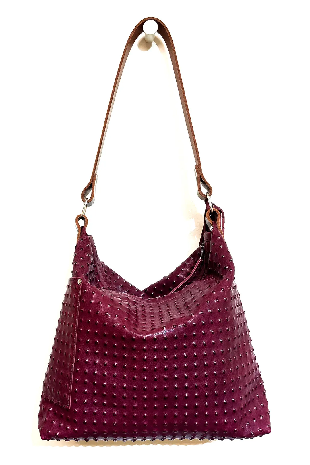 *NEW* Foxy Hobo Burgundy Dot