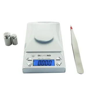 NEXT-SHINE POC-J038 Digital Jewellery Scale 20g/0.001g Professional Pocket Scale with High Accuracy Sensor, LCD Screen, Tare for Jewelry, Gold, Gem, Coins.