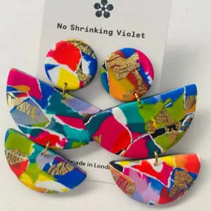 No Shrinking Violet - The 80's Stack Earrings