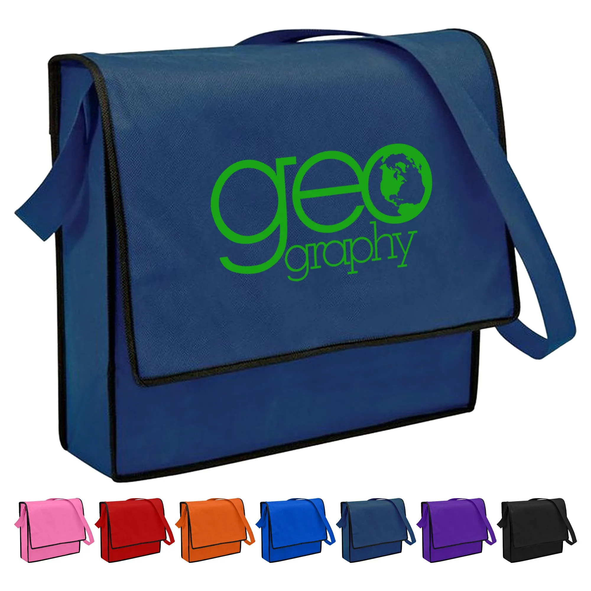 Non Woven Flap Satchel NWB006