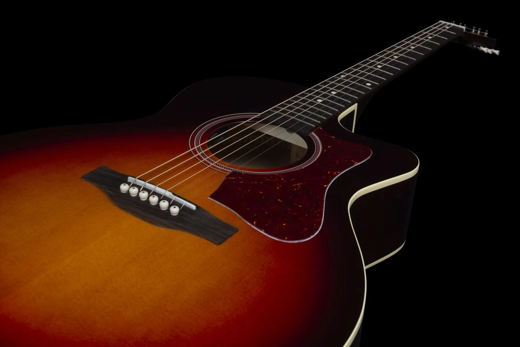 Norman 048571 B18 CW Protege Series Mini Jumbo 6-String RH Cutaway Acoustic Electric Guitar- Cherryburst MADE In CANADA