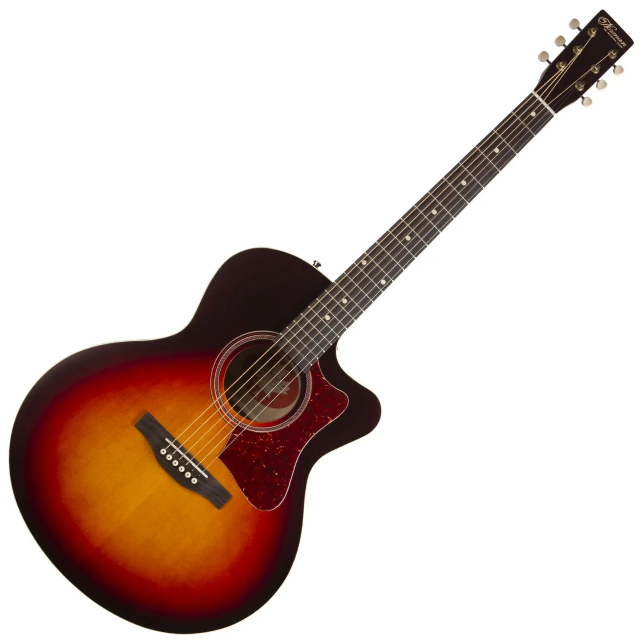 Norman 048571 B18 CW Protege Series Mini Jumbo 6-String RH Cutaway Acoustic Electric Guitar- Cherryburst MADE In CANADA