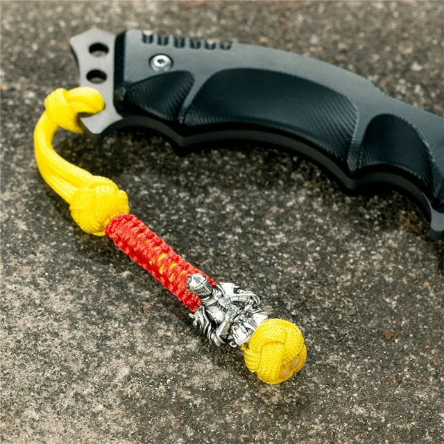 Norse Knights Paracord Rope Keychain