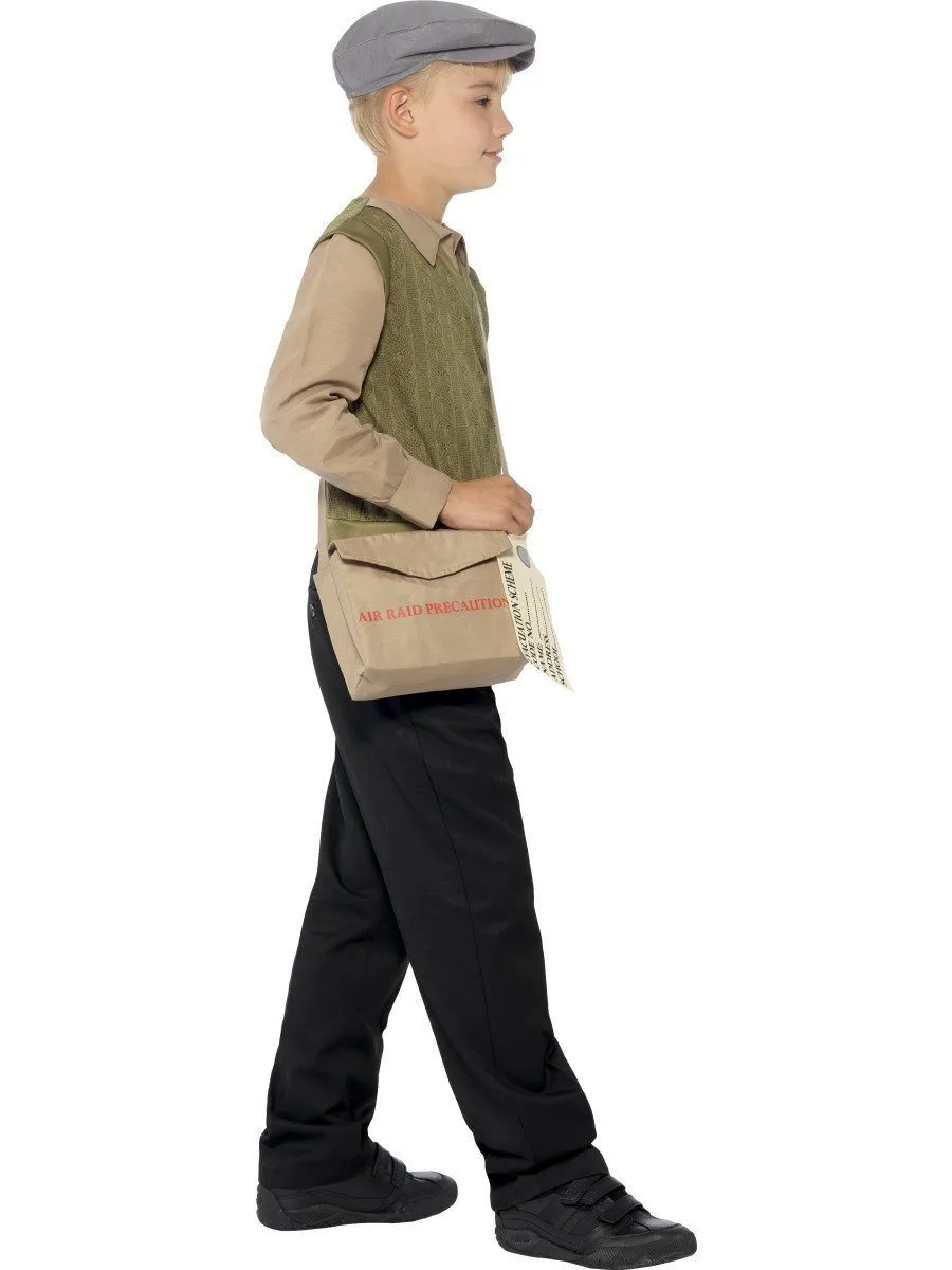 Old Fashion Wartime Orphan Depression Boy Book Week Costume Kit