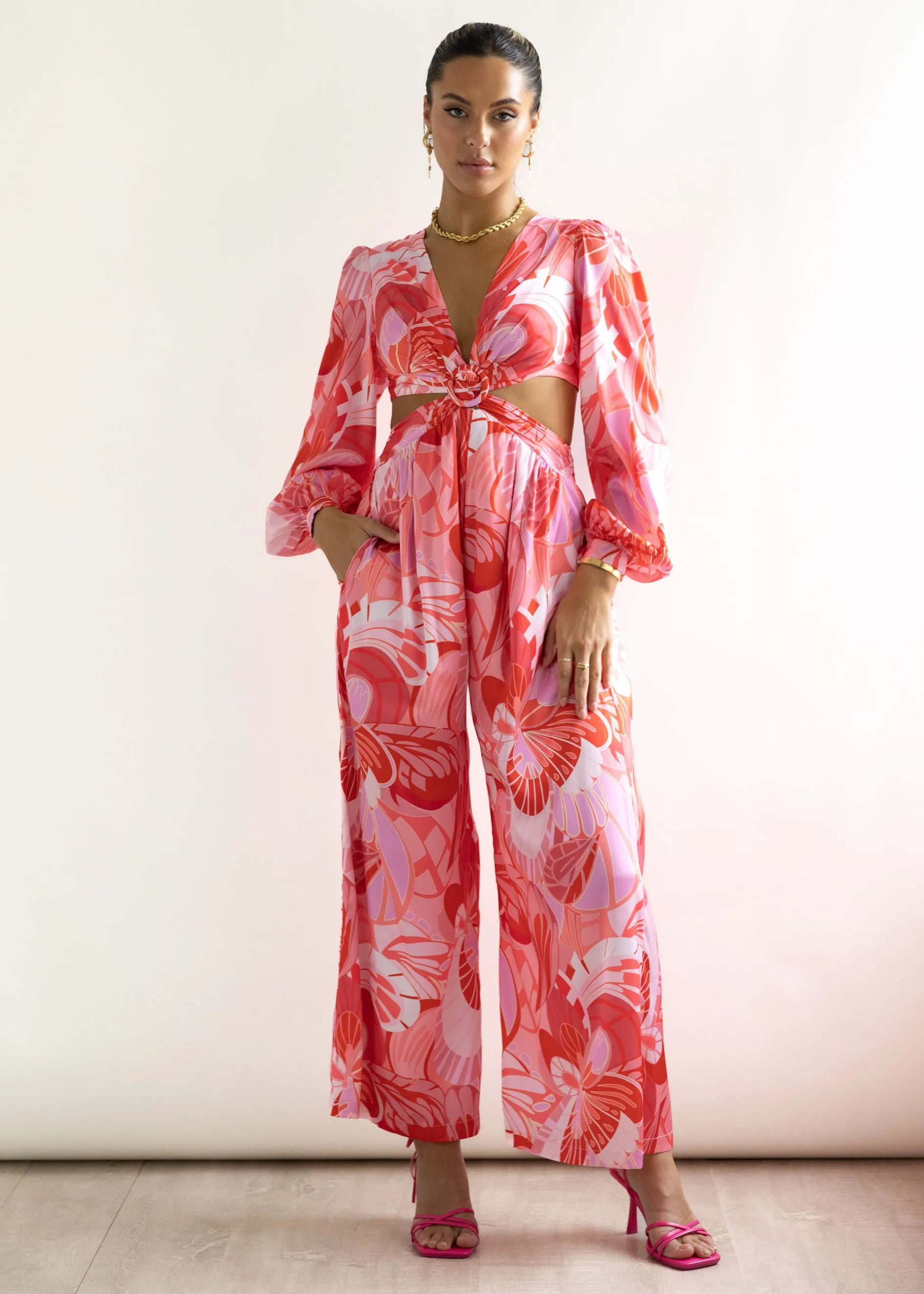 Orlace Pantsuit - Blush Floral