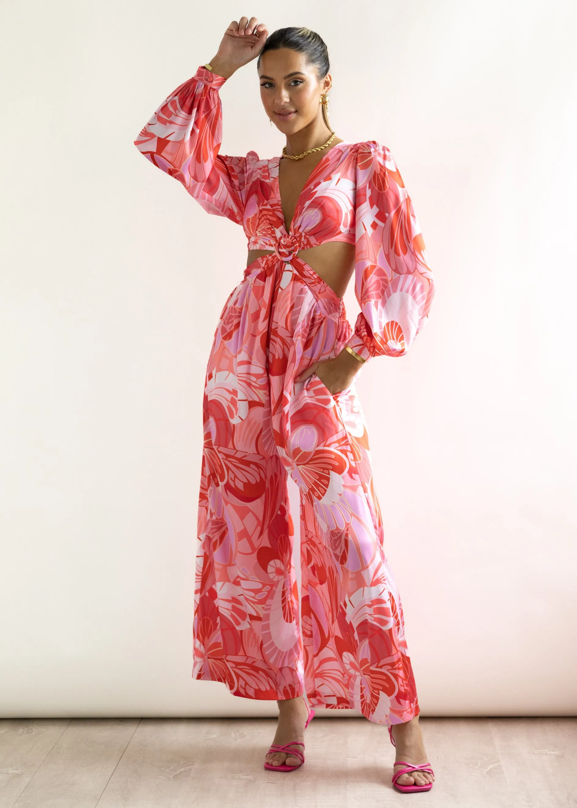 Orlace Pantsuit - Blush Floral