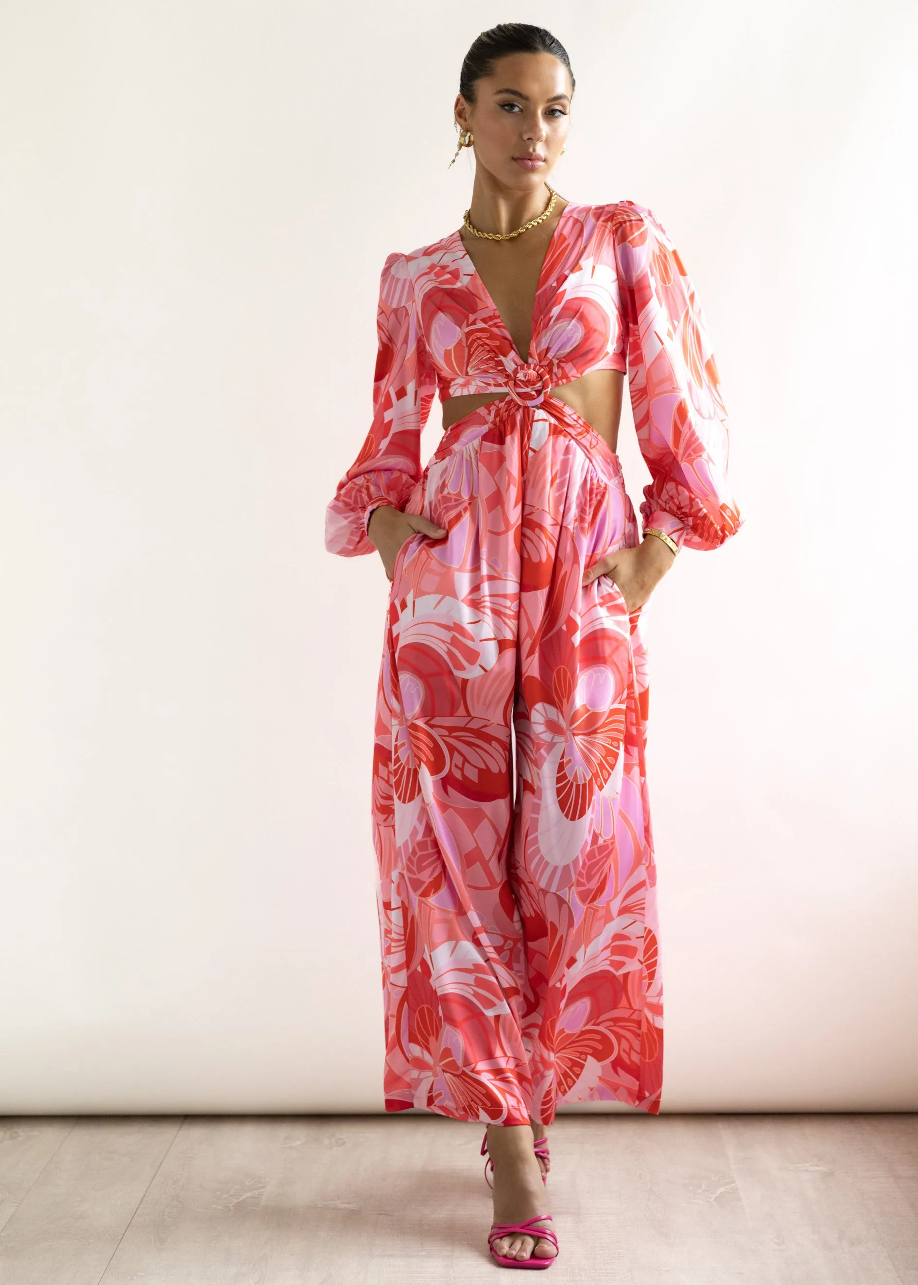 Orlace Pantsuit - Blush Floral