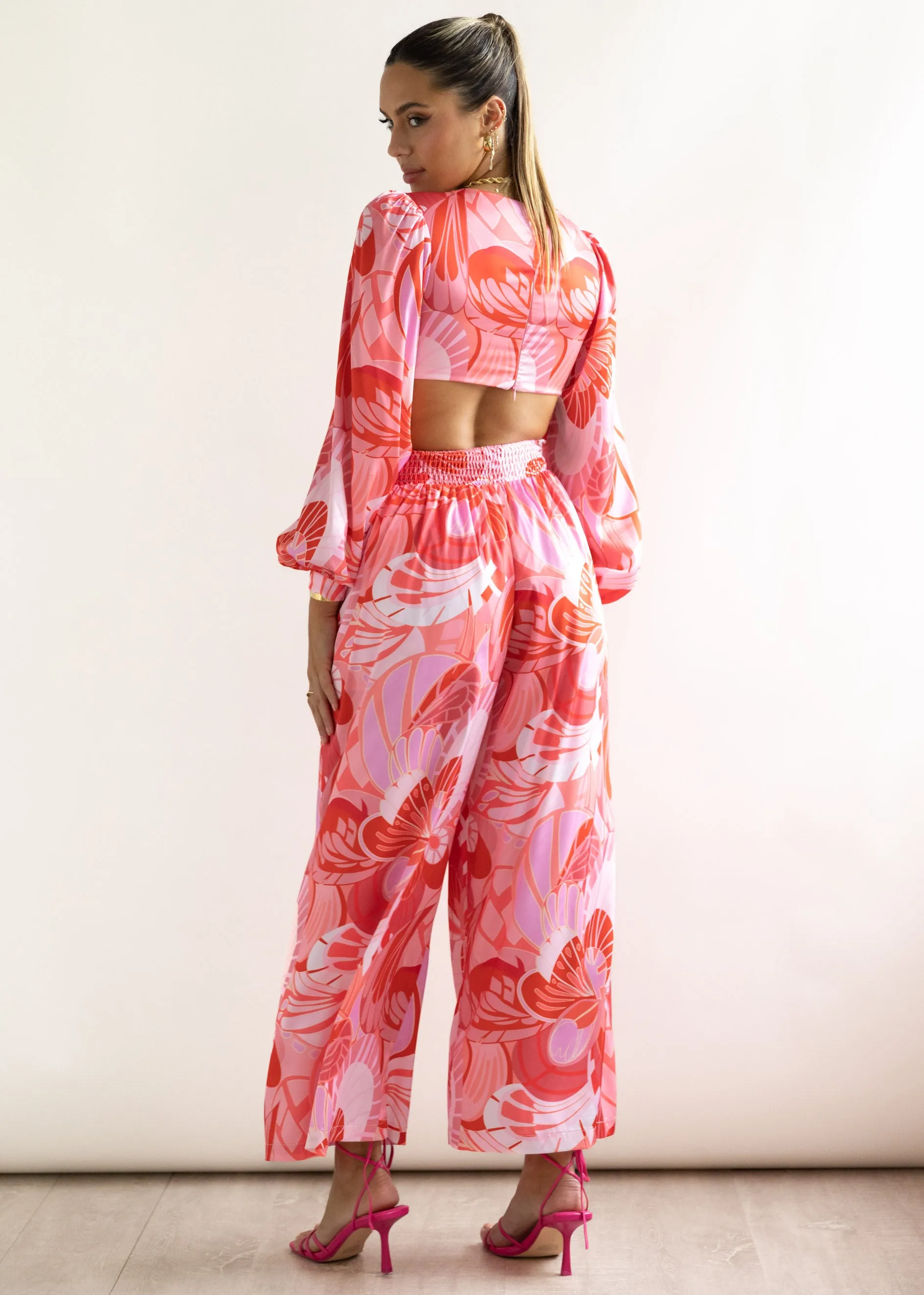 Orlace Pantsuit - Blush Floral
