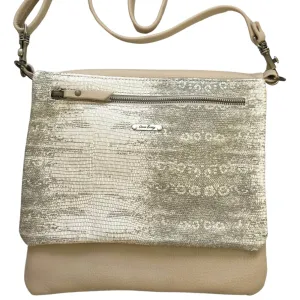 Owen Barry Cole Leather Bag - Palladium Pebbles