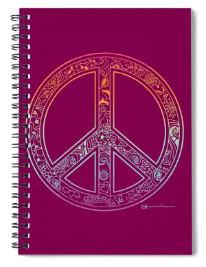 Peace Sign - Spiral Notebook