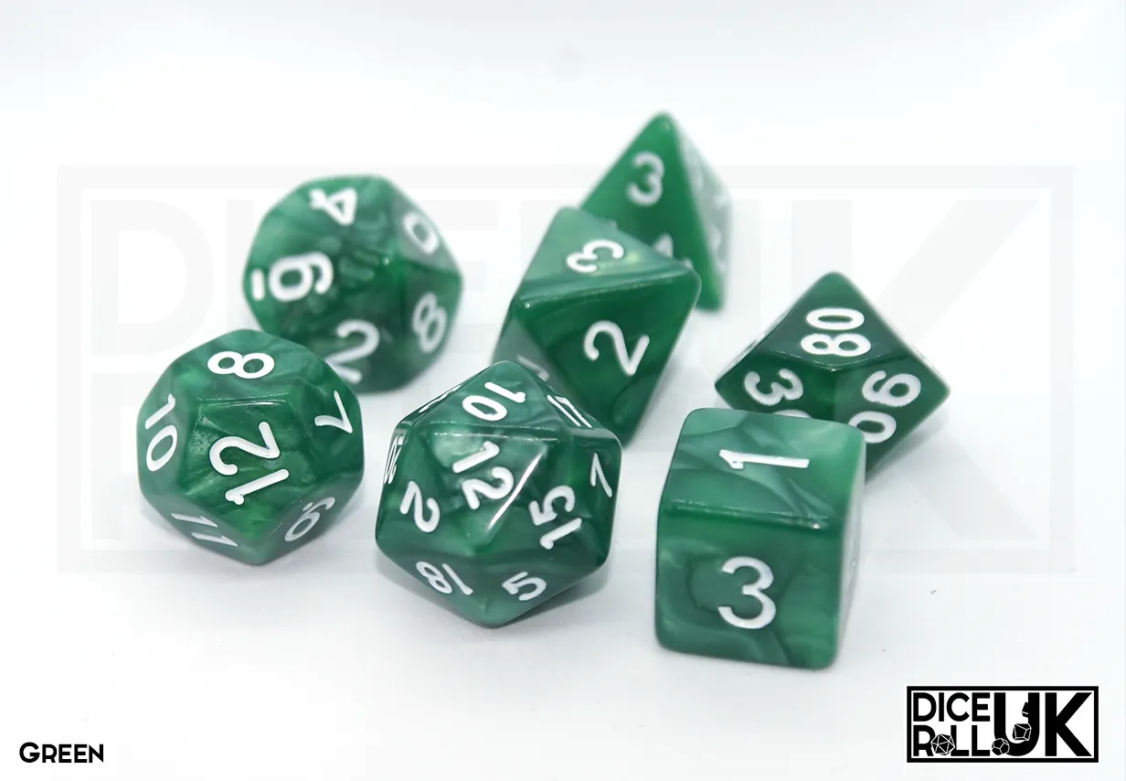 Pearlescent Dice - Green