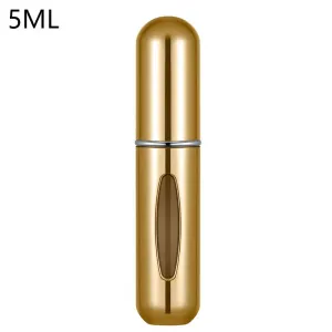Perfume Atomizer 8&5ml Portable Perfume Mini Container For Travel Mini Aluminum Spray Refillable Bottle