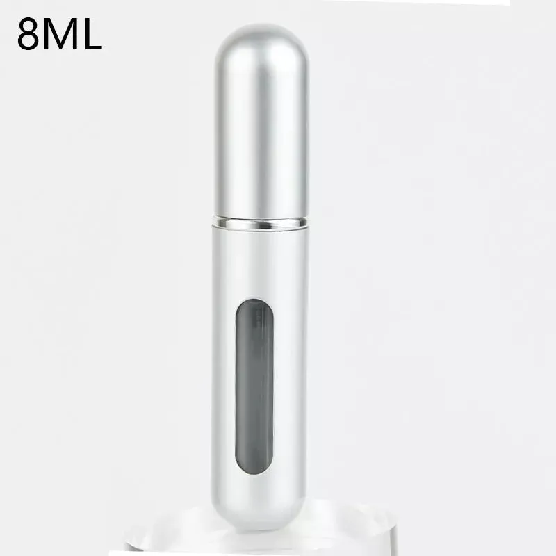 Perfume Atomizer 8&5ml Portable Perfume Mini Container For Travel Mini Aluminum Spray Refillable Bottle