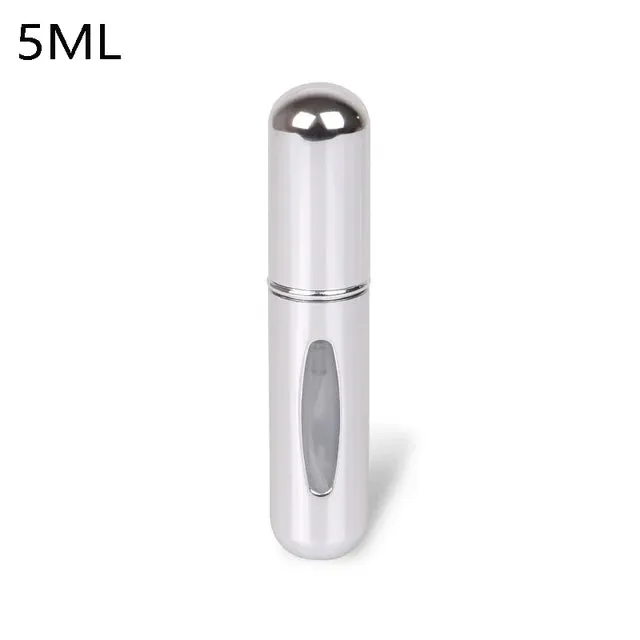 Perfume Atomizer 8&5ml Portable Perfume Mini Container For Travel Mini Aluminum Spray Refillable Bottle