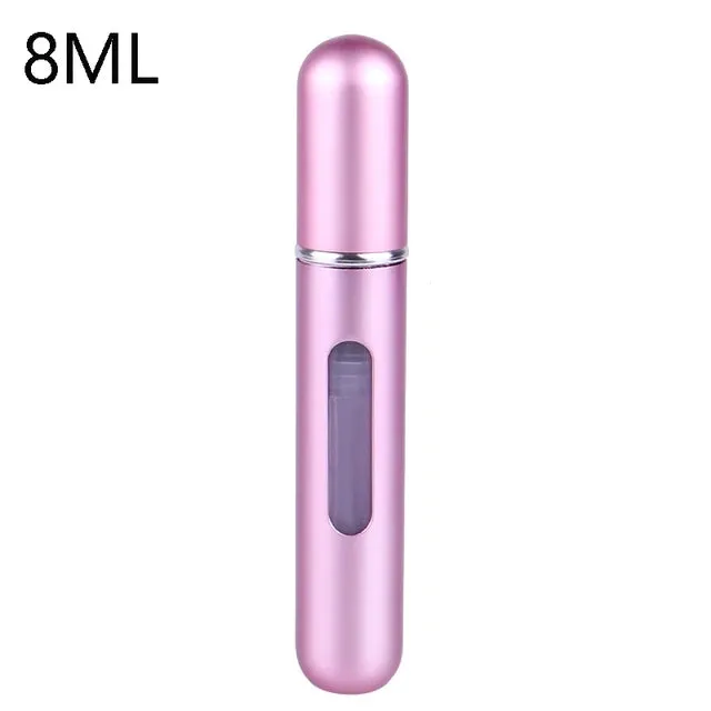 Perfume Atomizer 8&5ml Portable Perfume Mini Container For Travel Mini Aluminum Spray Refillable Bottle