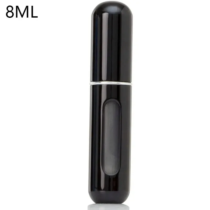 Perfume Atomizer 8&5ml Portable Perfume Mini Container For Travel Mini Aluminum Spray Refillable Bottle