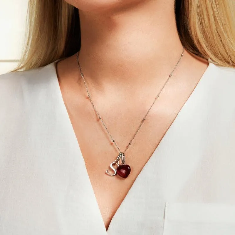 Personalized Initial Necklace Birthstone – Elegant Sentimental Jewelry