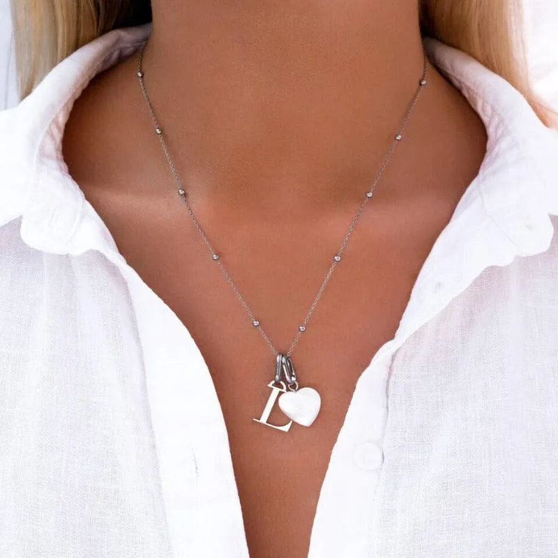 Personalized Initial Necklace Birthstone – Elegant Sentimental Jewelry