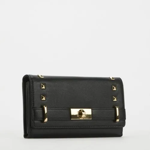 Pierre Cardin Abbey Studded Bifold Black
