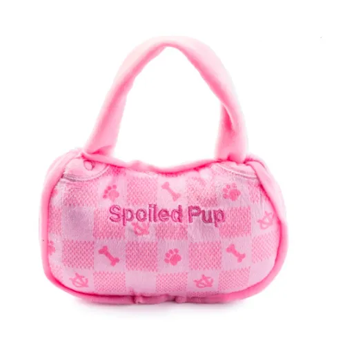 Pink Checker Chewy Vuiton Bag