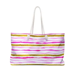 Pink Sunset Summer Fun Weekender Bag