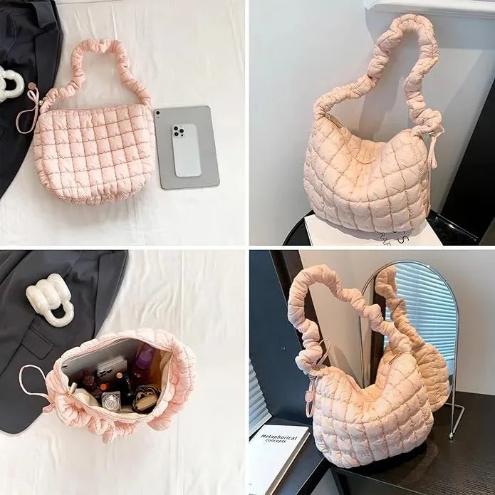 Pinterest Puffer 2 in 1 adjustable hobo bag (Code 6049)