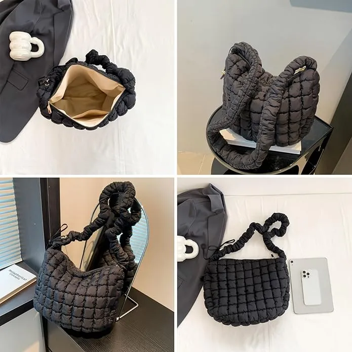 Pinterest Puffer 2 in 1 adjustable hobo bag