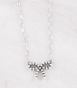 Piper Fashion Link Chain With Bead Bow - 18"