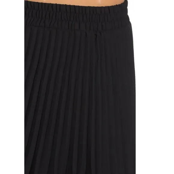 PLEATED MIDI SKIRT MAX STUDIO BLACK