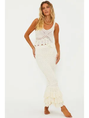 Polly Skirt in Ivory
