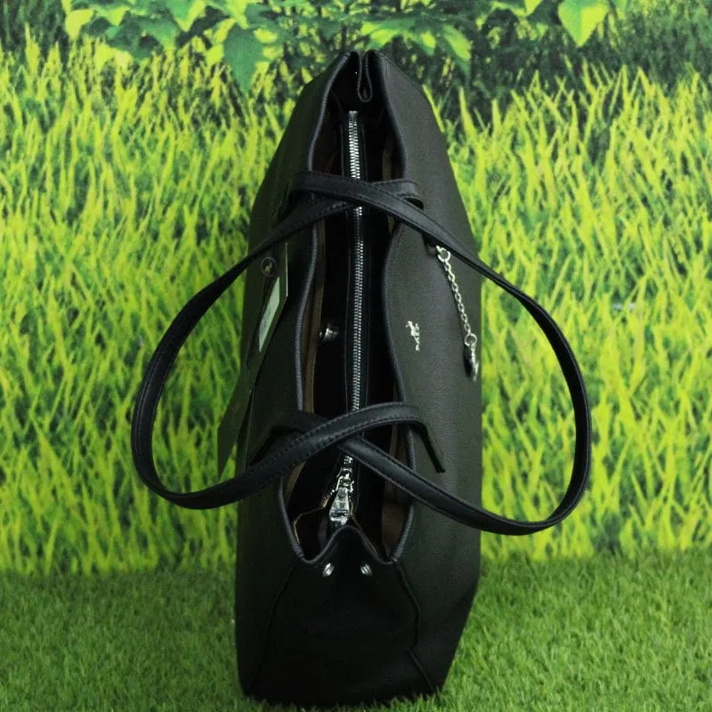 Polo Lyon Market Tote Handbag Black