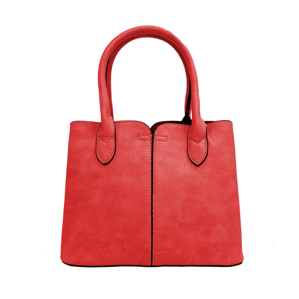Poppy Red Satchel