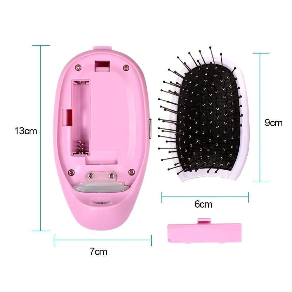 Portable Electric Ionic Hairbrush Negative ion Hair Straightener