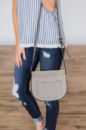 Pretty Little Crossbody Purse - Light Smoke