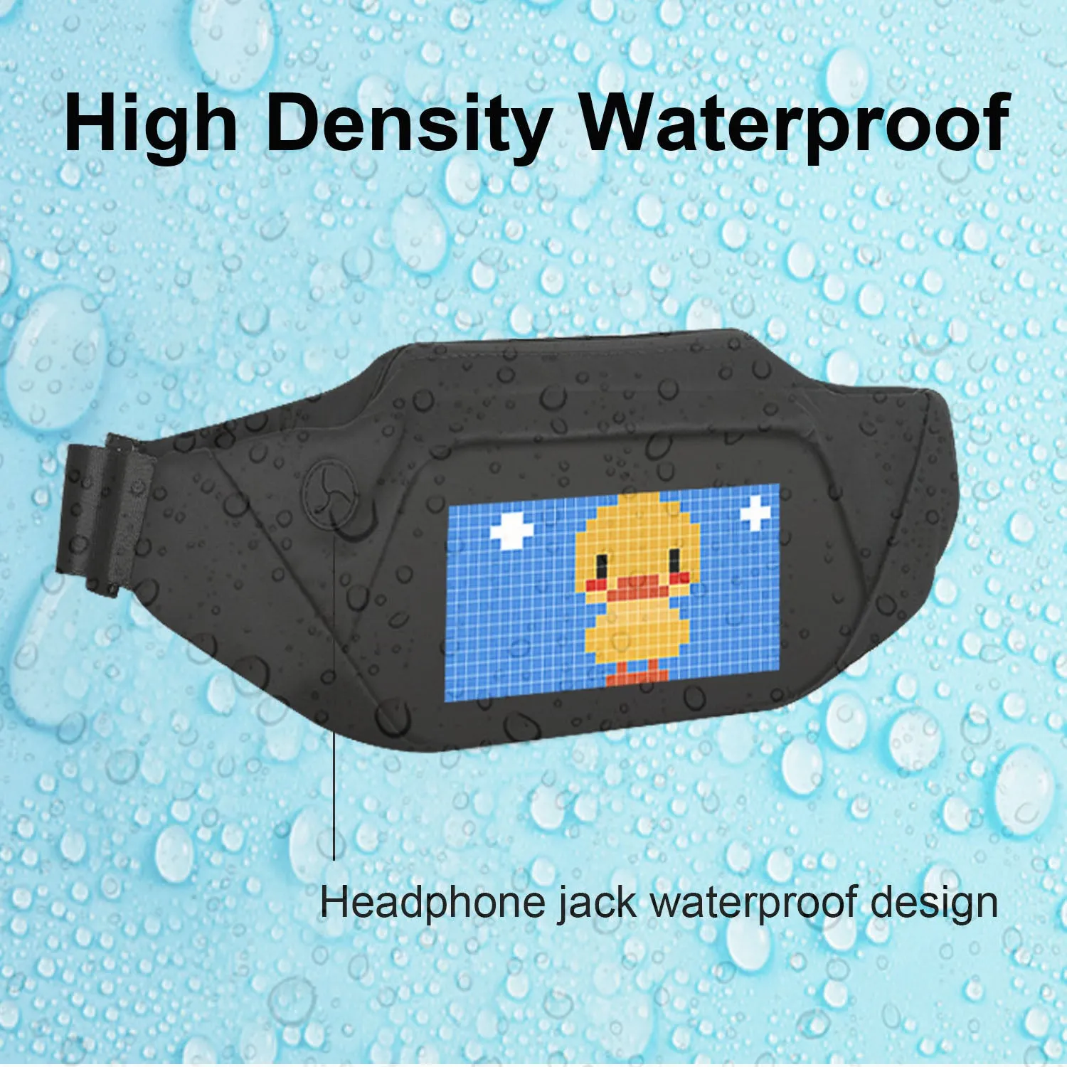 Programmable DIY LED Glowing Fanny pack FP-01