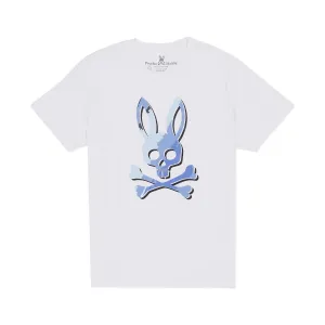 Psycho Bunny Mens Fashion Graphic Tee - White