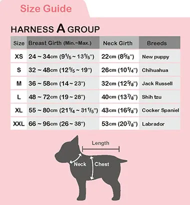 Puppia Luxury Evon silver harness