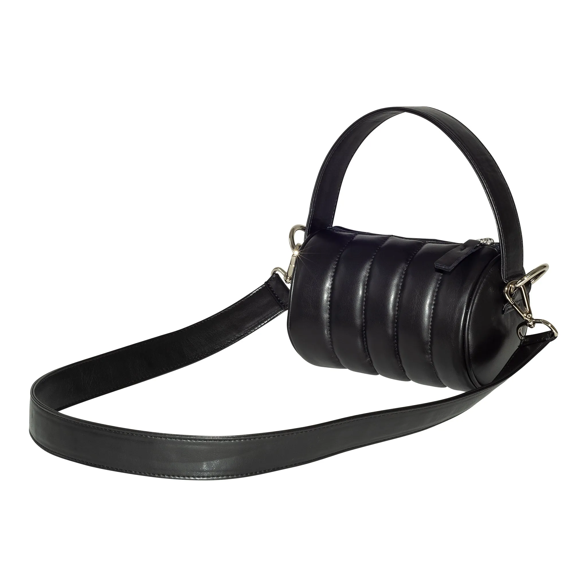 Quilted Mini Duffle Bag • Panther