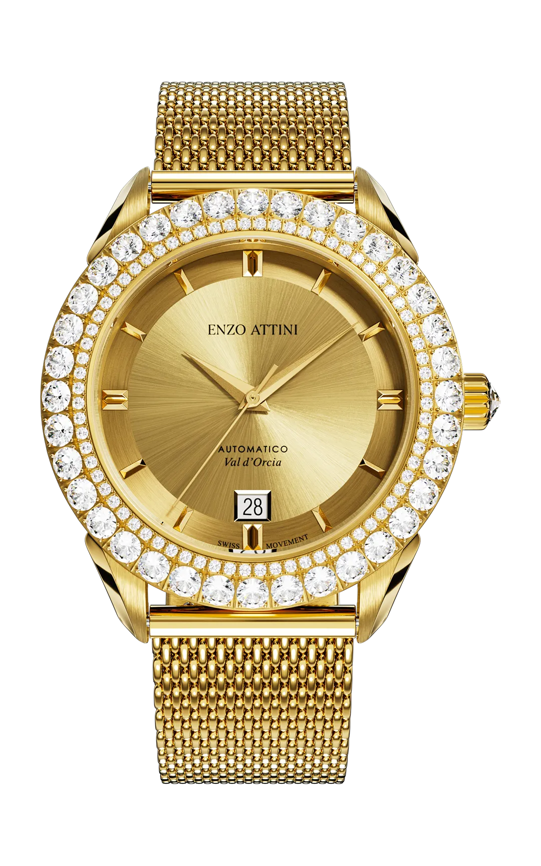 "Val d'Orcia "Automatic - Mesh Strap  / Swiss Movement