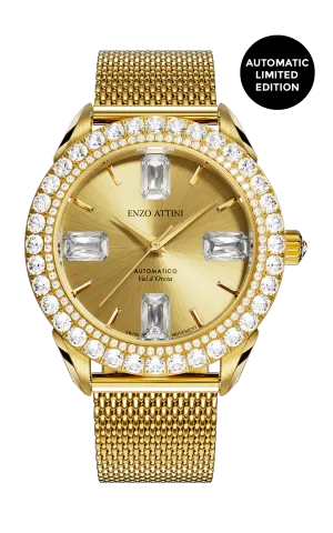 "Val d'Orcia "Automatic - Mesh Strap / Swiss Movement.