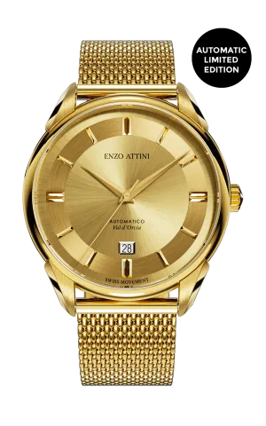 "Val d'Orcia "Automatic - Mesh Strap  / Swiss Movement